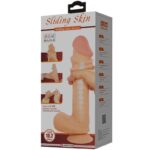 PRETTY LOVE - SLIDING SKIN SERIES DILDO REALÍSTICO CON VENTOSA PIEL DESLIZANTE 26 CM - Imagen 7