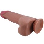 PRETTY LOVE - SLIDING SKIN SERIES DILDO REALÍSTICO CON VENTOSA PIEL DESLIZANTE MORENO 21.8 CM - Imagen 3