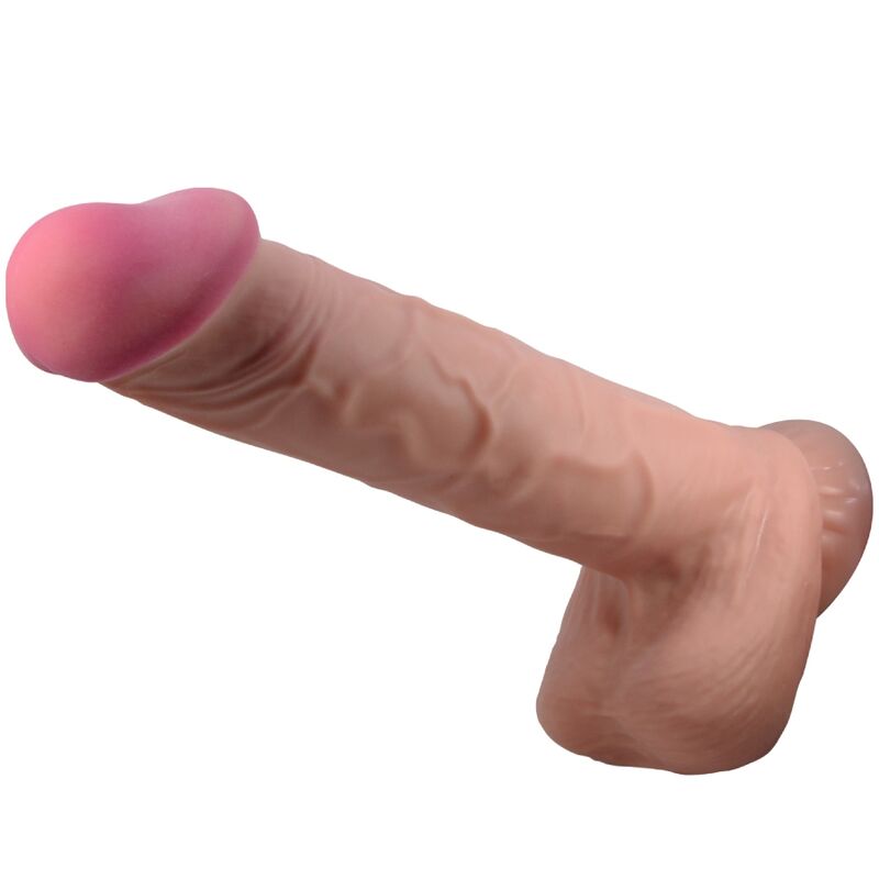 Imagen del artículo erótico PRETTY LOVE - SLIDING SKIN SERIES DILDO REALÍSTICO CON VENTOSA PIEL DESLIZANTE MORENO 26 CM de PRETTY LOVE HIGH GRADE en la sección JUGUETES BIENESTAR |Dildos sin Vibración de Millenial Sexshop.