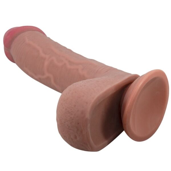 Imagen del artículo erótico PRETTY LOVE - SLIDING SKIN SERIES DILDO REALÍSTICO CON VENTOSA PIEL DESLIZANTE MULATO 23.4 CM de PRETTY LOVE HIGH GRADE en la sección JUGUETES BIENESTAR |Dildos sin Vibración de Millenial Sexshop.