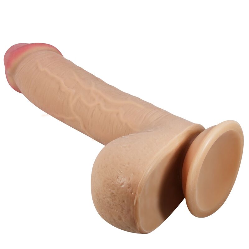 Imagen del artículo erótico PRETTY LOVE - SLIDING SKIN SERIES DILDO REALÍSTICO CON VENTOSA PIEL DESLIZANTE NATURAL 23.4 CM de PRETTY LOVE HIGH GRADE en la sección JUGUETES BIENESTAR |Dildos sin Vibración de Millenial Sexshop.