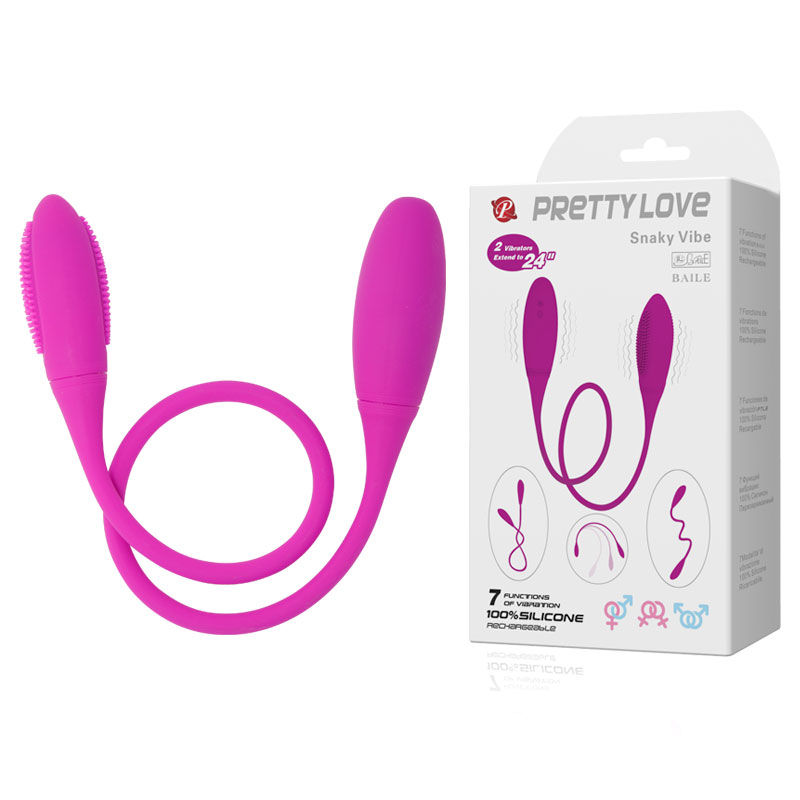 Imagen del artículo erótico PRETTY LOVE - SNAKY DELUXE VIBRADOR 7 V de PRETTY LOVE SMART en la sección JUGUETES BIENESTAR |Juguetes para Mujeres|Estimuladores|Para Clítoris de Millenial Sexshop.