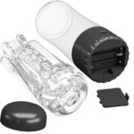 PRETTY LOVE - TAMARA MASTURBADOR MASCULINO VIBRADOR MULTIVELOCIDAD NEGRO - Imagen 3