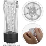 PRETTY LOVE - TAMARA MASTURBADOR MASCULINO VIBRADOR MULTIVELOCIDAD NEGRO - Imagen 5