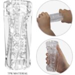 PRETTY LOVE - TAMARA MASTURBADOR MASCULINO VIBRADOR MULTIVELOCIDAD NEGRO - Imagen 6