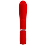 PRETTY LOVE - THOMAS VIBRADOR PUNTO G MULTIFUNCIÓN ROJO - Imagen 2
