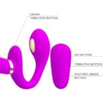 PRETTY LOVE - THUNDERBIRD VIBRADOR DOBLE STRAP-ON CONTROL REMOTO MORADO - Imagen 5