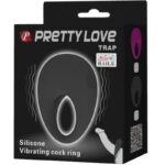 PRETTY LOVE - TRAP ANILLO VIBRADOR NEGRO - Imagen 8