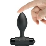 PRETTY LOVE - VIBRA BUTT PLUG ANAL 10 VIBRACIONES NEGRO - Imagen 4