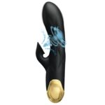 PRETTY LOVE - VIBRADOR DE LUJO BAÑADO EN ORO RECARGABLE NEGRO - Imagen 2