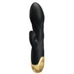Imagen del artículo erótico PRETTY LOVE - VIBRADOR DE LUJO BAÑADO EN ORO RECARGABLE NEGRO de PRETTY LOVE C-TYPE en la sección JUGUETES BIENESTAR |Vibradores|Vibradores Rabbit de Millenial Sexshop.