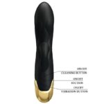PRETTY LOVE - VIBRADOR DE LUJO BAÑADO EN ORO RECARGABLE NEGRO - Imagen 3
