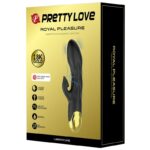 PRETTY LOVE - VIBRADOR DE LUJO BAÑADO EN ORO RECARGABLE NEGRO - Imagen 7