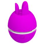 PRETTY LOVE - VIBRADOR DE SILICONA REDONDO GEMINI BALL MORADO - Imagen 4