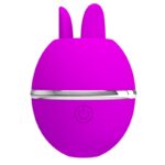 PRETTY LOVE - VIBRADOR DE SILICONA REDONDO GEMINI BALL MORADO - Imagen 5