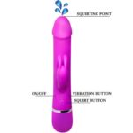 PRETTY LOVE - VIBRADOR HENRY 12 MODOS DE VIBRACIÓN Y FUNCIÓN SQUIRT - Imagen 6