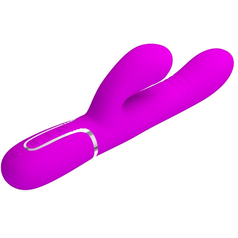 Imagen del artículo erótico PRETTY LOVE - VIBRADOR PUNTO G MULTIFUNCIÓN FUCSIA de PRETTY LOVE FLIRTATION en la sección JUGUETES BIENESTAR |Vibradores|Vibradores Rabbit de Millenial Sexshop.