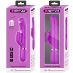 PRETTY LOVE - VIBRADOR RABBIT CON LICKING FUCSIA - Imagen 4