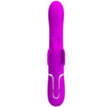 PRETTY LOVE - VIBRADOR RABBIT MULTIFUNCIÓN 4 EN 1 MARIPOSA FUCSIA - Imagen 2