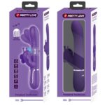 PRETTY LOVE - VIBRADOR RABBIT MULTIFUNCIÓN 4 EN 1 MARIPOSA MORADO - Imagen 11