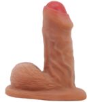 Imagen del artículo erótico PRETTY LOVE - WARNELL DILDO ULTRA REALÍSTICO Y ELÁSTICO 9.5 CM MULATO de PRETTY LOVE en la sección JUGUETES BIENESTAR |Dildos sin Vibración|Penes realisticos de Millenial Sexshop.