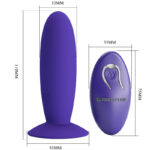 PRETTY LOVE - YOUTH PLUG ANAL VIBRADOR CONTROL REMOTO VIOLETA - Imagen 4