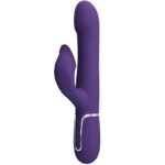 PRETTY LOVE - ZALIN VIBRADOR RABBIT PERLAS 4 EN 1 MORADO - Imagen 2