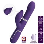 Imagen del artículo erótico PRETTY LOVE - ZALIN VIBRADOR RABBIT PERLAS 4 EN 1 MORADO de PRETTY LOVE FLIRTATION en la sección JUGUETES BIENESTAR |Vibradores|Vibradores Punto G de Millenial Sexshop.