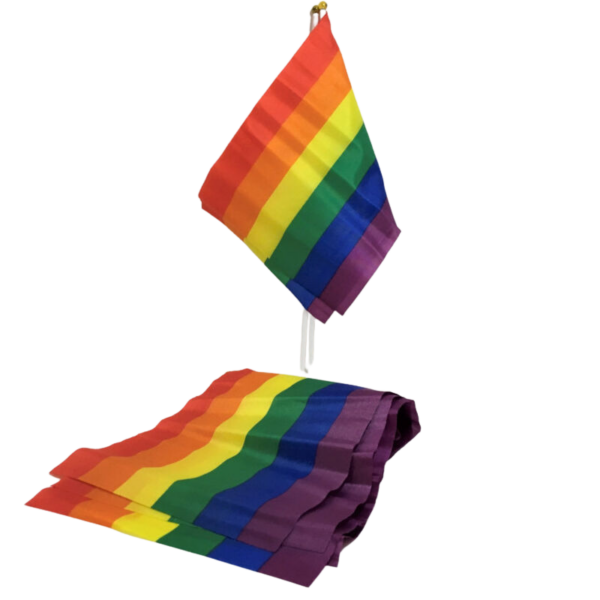 Imagen del artículo erótico PRIDE - BANDERIN PEQUEÑO BANDERA LGBT de PRIDE en la sección ARTÍCULOS VARIOS|Articulos divertidos de Millenial Sexshop.