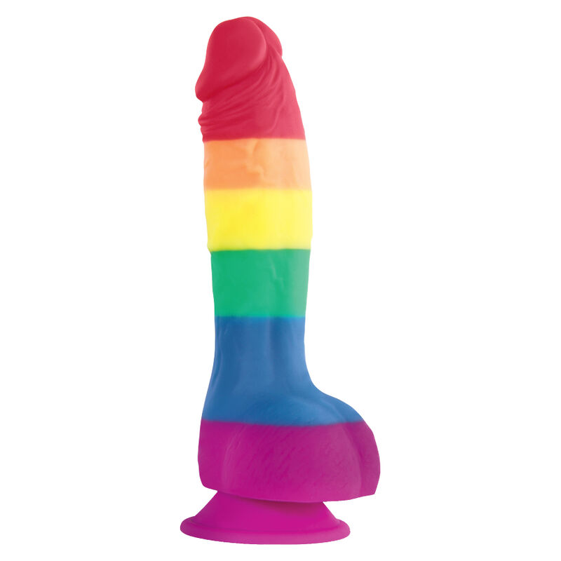 Imagen del artículo erótico PRIDE - DILDO BANDERA LGBT 15 CM de PRIDE en la sección JUGUETES BIENESTAR |Dildos sin Vibración|Penes realisticos de Millenial Sexshop.