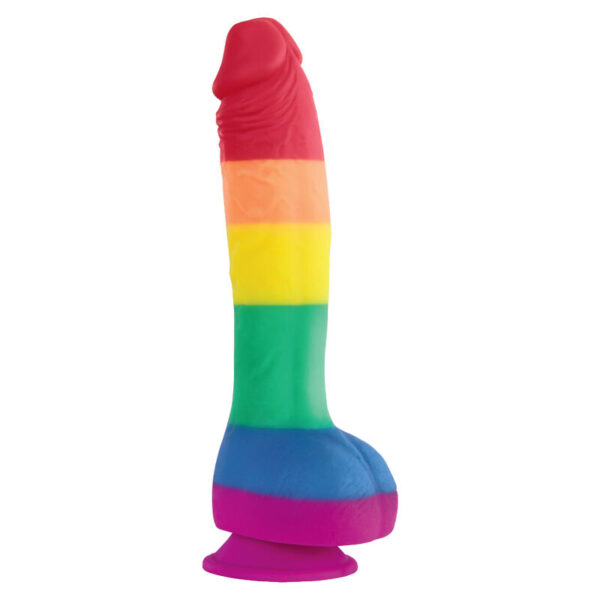 Imagen del artículo erótico PRIDE - DILDO BANDERA LGBT 19 CM de PRIDE en la sección JUGUETES BIENESTAR |Dildos sin Vibración|Penes realisticos de Millenial Sexshop.