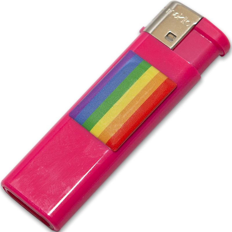 Imagen del artículo erótico PRIDE - MECHERO FUSCIA CON BANDERA LGBT de PRIDE en la sección ARTÍCULOS VARIOS|Articulos divertidos|Complementos de Millenial Sexshop.