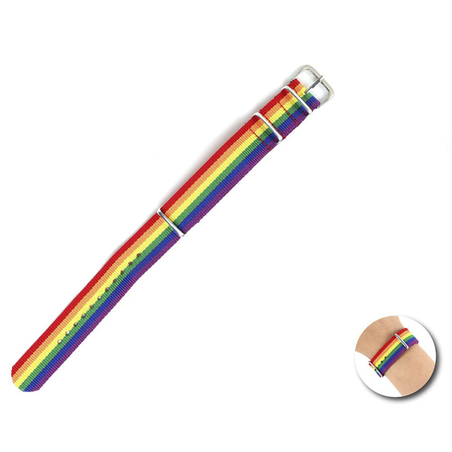 Imagen del artículo erótico PRIDE - PULSERA BANDERA ARCOÍRIS de PRIDE en la sección ARTÍCULOS VARIOS|Articulos divertidos|Complementos de Millenial Sexshop.