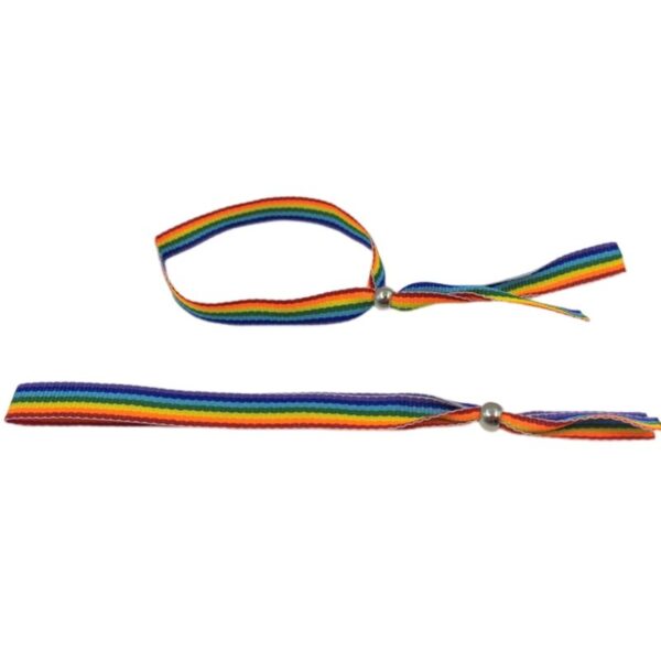 Imagen del artículo erótico PRIDE - PULSERA BOLITA PLATEADA BANDERA LGBT de PRIDE en la sección ARTÍCULOS VARIOS|Articulos divertidos|Complementos de Millenial Sexshop.