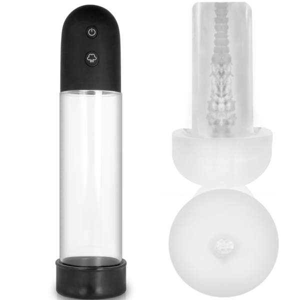 Imagen del artículo erótico PUMP ADDICTED - BOMBA ERECCIÓN RX11 AUTOMÁTICA CON MASTURBADOR de PUMP ADDICTED en la sección JUGUETES BIENESTAR |Juguetes para Hombres|Accesorios para el pene|Bomba Alargadora Pene de Millenial Sexshop.
