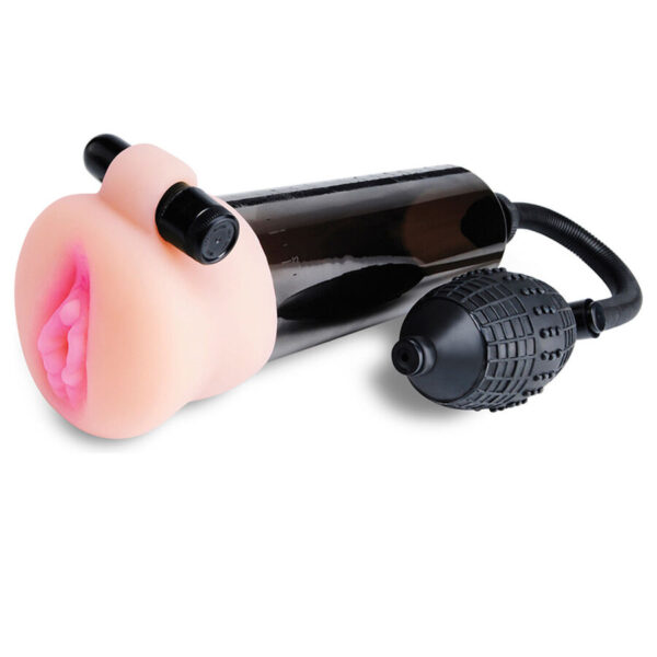 Imagen del artículo erótico PUMP WORX - BOMBA DE ONDAS ESTIMULADORAS CON MASTURBADOR de PUMP WORX en la sección JUGUETES BIENESTAR |Juguetes para Hombres|Accesorios para el pene|Bomba Alargadora Pene de Millenial Sexshop.