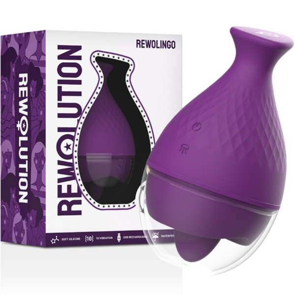 Imagen del artículo erótico REWOLUTION - REWOLINGO VIBRADOR CON LENGUA de REWOLUTION en la sección JUGUETES BIENESTAR |Juguetes para Mujeres|Estimuladores|Para Clítoris de Millenial Sexshop.