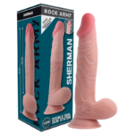 ROCKARMY - ARNÉS + DUAL DENSITY SHERMAN DILDO REALISTA 24 CM -O- 4.62 CM - Imagen 5