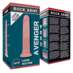 ROCKARMY - AVENGER DILDO REALÍSTICO LIQUID SILICONE 19 CM -O- 3.98 CM - Imagen 6