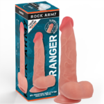 Imagen del artículo erótico ROCKARMY - RANGER DILDO REALISTA DUAL DENSITY LIQUID SILICONE 22 CM -O- 3.6 CM de ROCK ARMY en la sección JUGUETES BIENESTAR |Dildos sin Vibración|Penes realisticos de Millenial Sexshop.