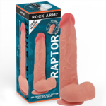 Imagen del artículo erótico ROCKARMY - RAPTOR DILDO REALISTA DUAL DENSITY LIQUID SILICONE 24 CM -O- 4.4 CM de ROCK ARMY en la sección JUGUETES BIENESTAR |Dildos sin Vibración|Penes realisticos de Millenial Sexshop.
