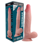 Imagen del artículo erótico ROCKARMY - SHERMAN DILDO REALISTA DUAL DENSITY 24 CM -O- 4.62 CM de ROCK ARMY en la sección JUGUETES BIENESTAR |Dildos sin Vibración|Penes realisticos de Millenial Sexshop.