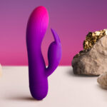 ROCKS- OFF - GLO- GIRL VIBRADOR RABBIT MORADO - Imagen 3