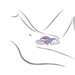 ROCKS- OFF - GLO- GIRL VIBRADOR RABBIT MORADO - Imagen 5