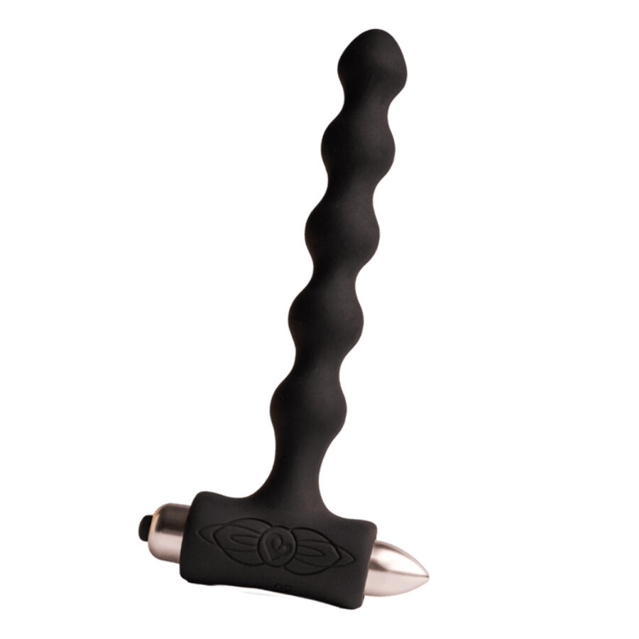 Imagen del artículo erótico ROCKS- OFF - PETITE SENSATIONS PEARLS PLUG ANAL VIBRADOR NEGRO de ROCKS-OFF en la sección JUGUETES BIENESTAR |Anal|Plugs Anales de Millenial Sexshop.