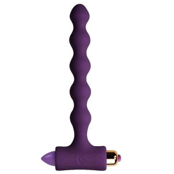 Imagen del artículo erótico ROCKS-OFF - PLUG ANAL CON VIBRACIÓN Y ONDULACIONES PETITE SENSATIONS PEARLS de ROCKS-OFF en la sección JUGUETES BIENESTAR |Anal|Vibradores Anales de Millenial Sexshop.