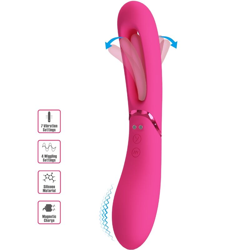 Imagen del artículo erótico ROMANCE - LEXIE VIBRADOR PUNTO G 7 VIBRACIONES ROSA de ROMANCE en la sección JUGUETES BIENESTAR |Vibradores|Vibradores Punto G de Millenial Sexshop.