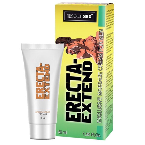 Imagen del artículo erótico RUF - ERECTA EXTEND CREMA RETARDANTA Y REFRESCANTE 40ML de RUF en la sección DROGUERÍA |Estimulantes para Ellos|Retardantes de Millenial Sexshop.