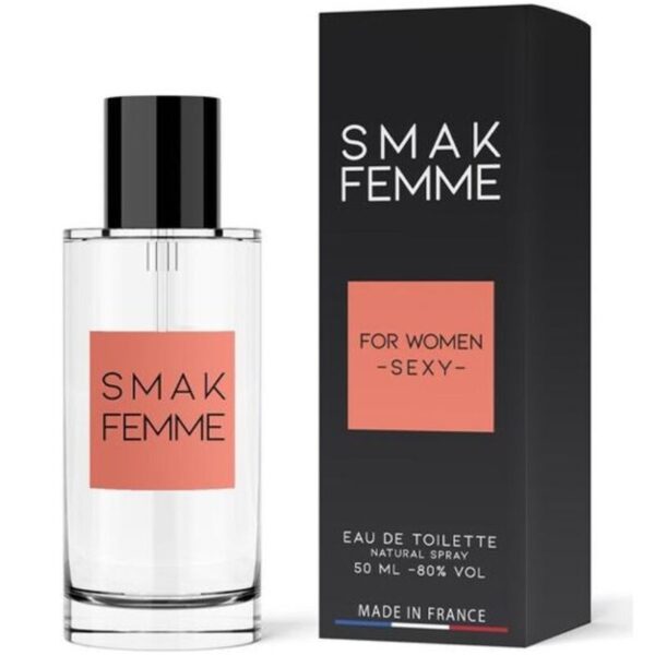 Imagen del artículo erótico RUF - SMAK PERFUME DE FEROMONAS PARA ELLA 50ML de RUF en la sección DROGUERÍA |Perfumes de Millenial Sexshop.