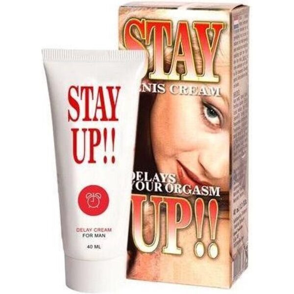 Imagen del artículo erótico RUF - STAY UP CREMA RETARDANTE 40 ML de RUF en la sección DROGUERÍA |Estimulantes para Ellos|Retardantes de Millenial Sexshop.